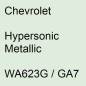 Preview: Chevrolet, Hypersonic Metallic, WA623G / GA7.